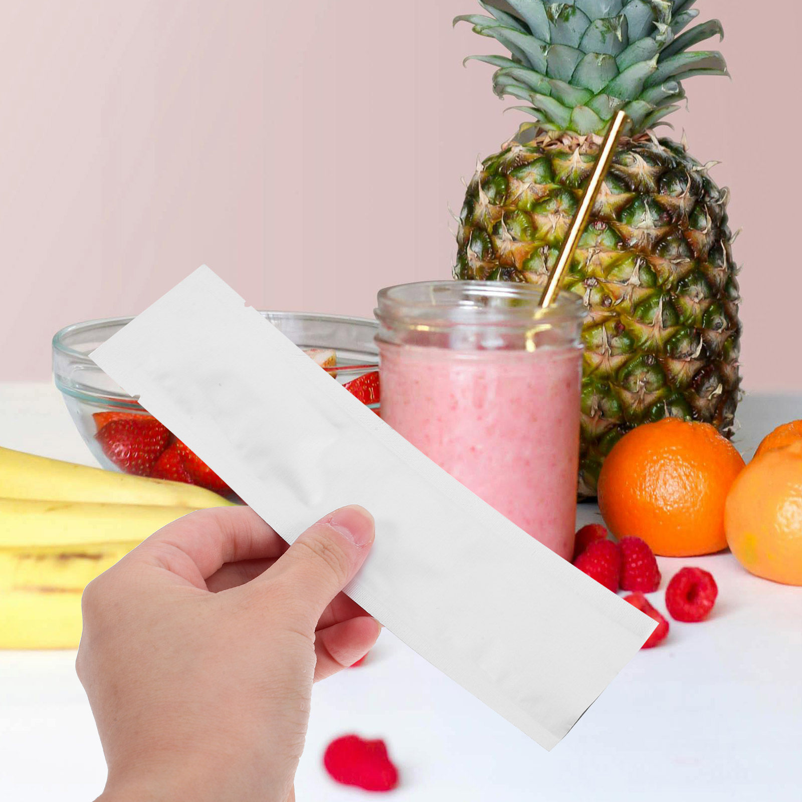 Food Snacks With Protein - 100Pcs Vacuum Sealer Bag Multi-Function Protein