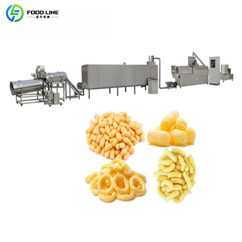 Food Snacks Easy To Make - Customized Easy Operation Puffed Food Production