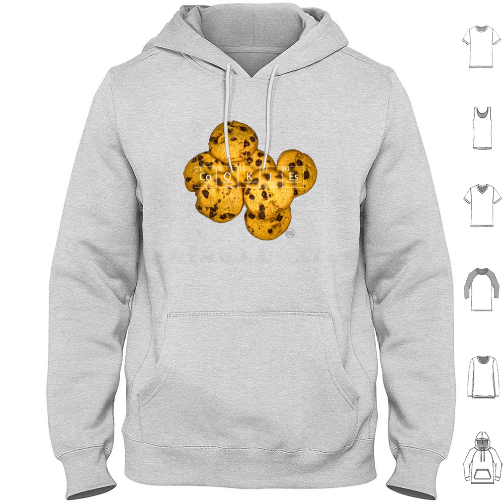 Food Sweet Snacks - Cookies Hoodies Long Sleeve Cookies Food