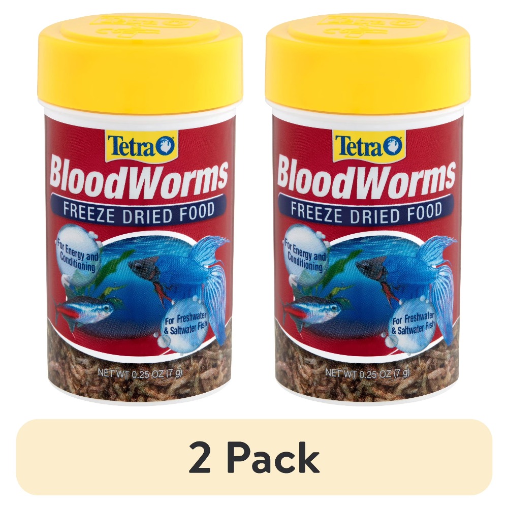 Food Snacks With Protein - Freeze Dried Bloodworms Fish Food High