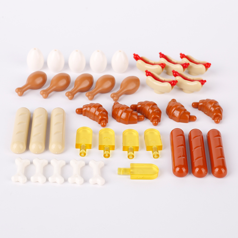 MOC City Street Figures Food P - Food Sweet Snacks recension och pris