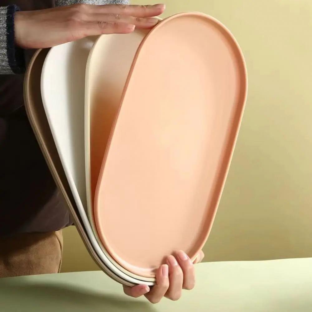 Stackable Fruit Plate Oval Sha - Food Snacks For Camping recension och pris