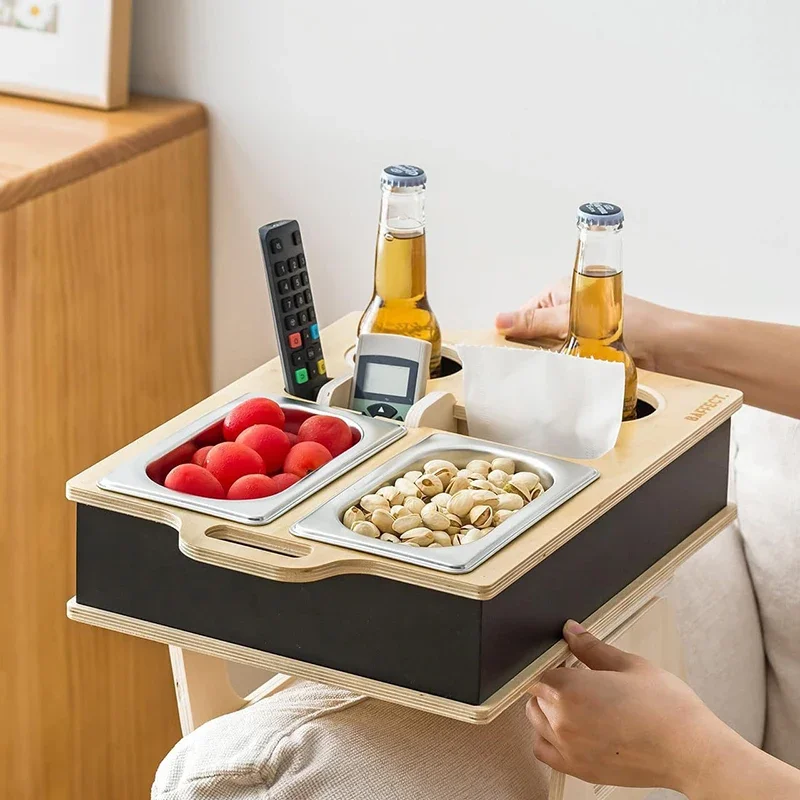 Rectangle Bamboo Tray Desktop  - Food Drink Snacks recension och pris