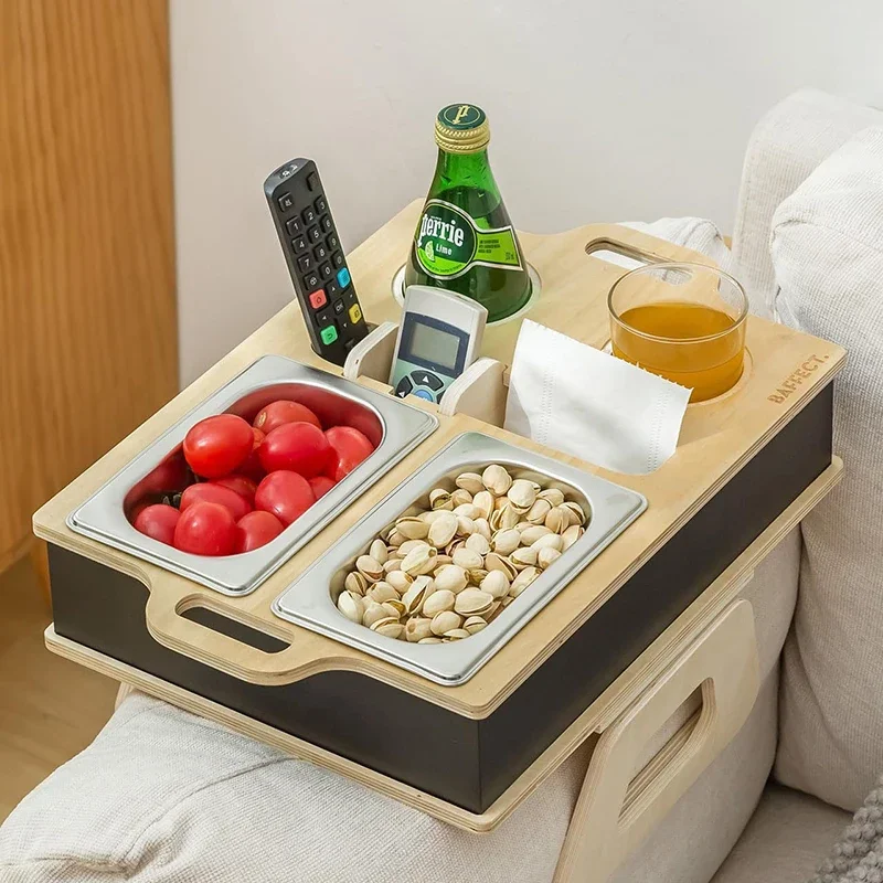 Rectangle Bamboo Tray Desktop  - Food Drink Snacks recension och pris