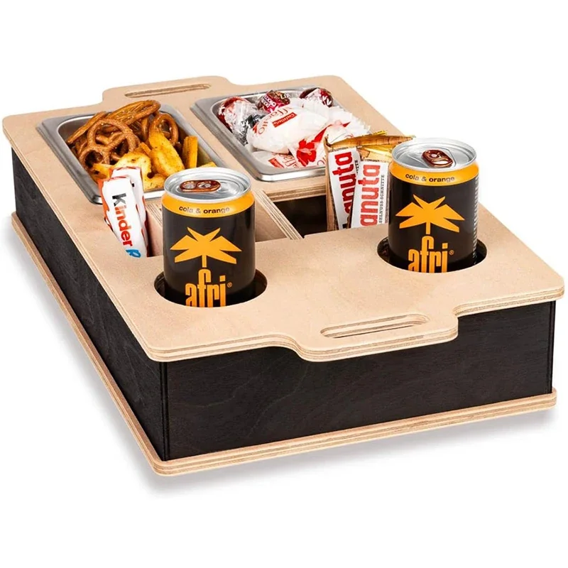 Rectangle Bamboo Tray Desktop  - Food Drink Snacks recension och pris