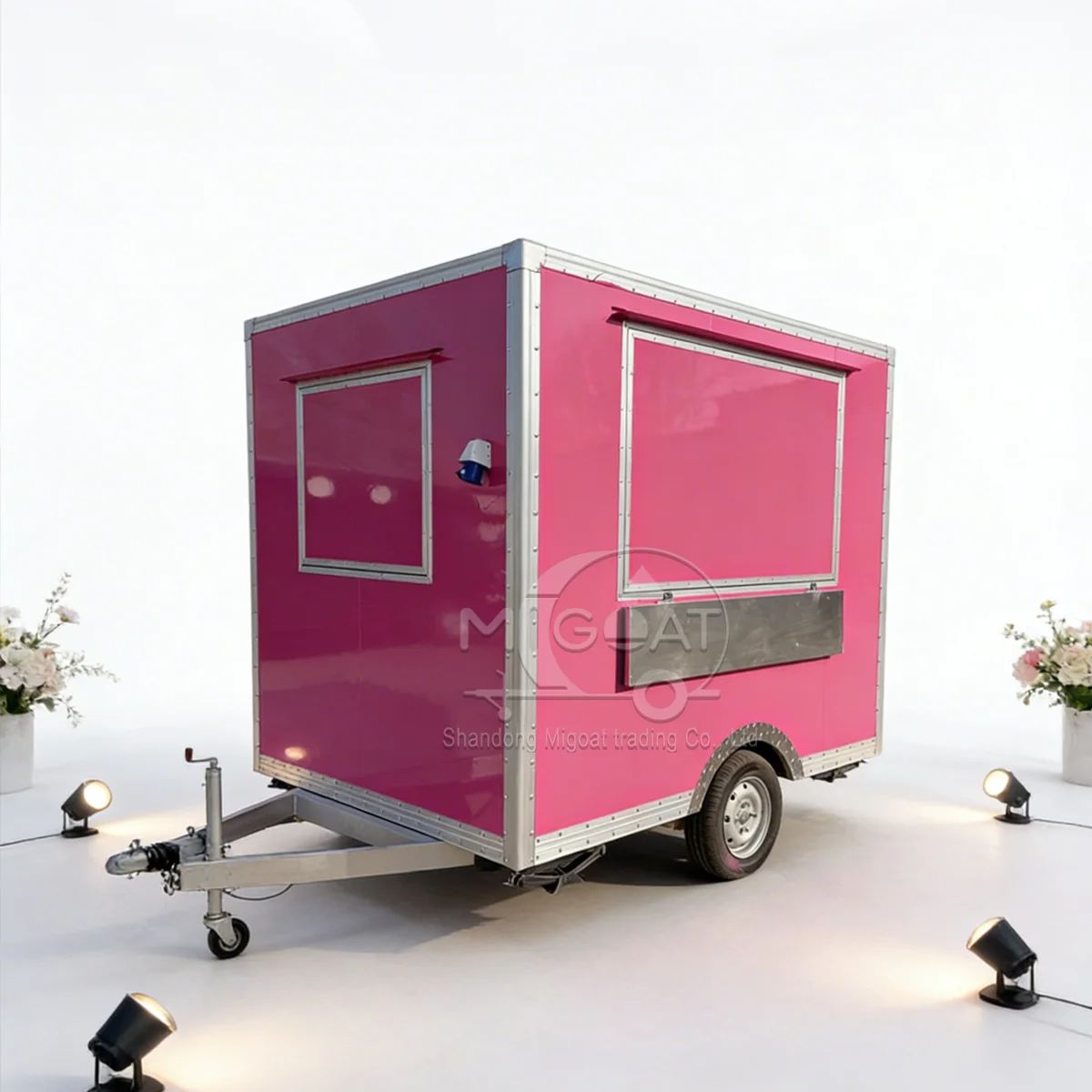 Trendy Pink Mobile Food Truck  - Food E Snacks recension och pris