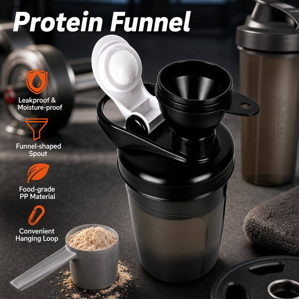 PP Plastic Protein Powder Funn - Protein Bar Box recension och pris