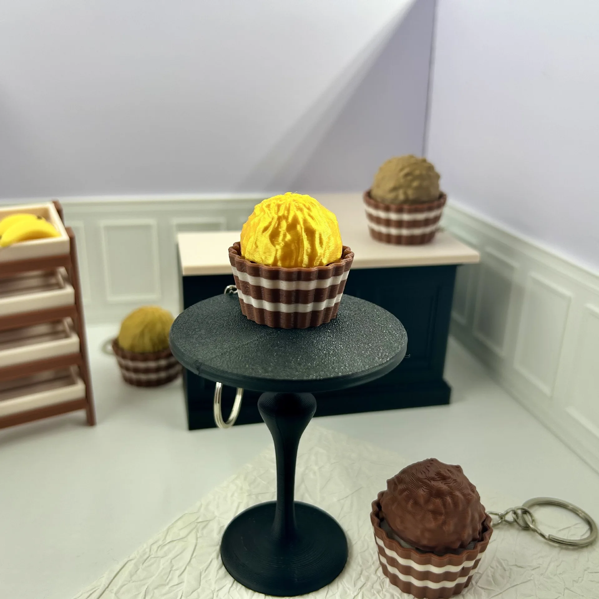 Dubai Chocolate Keyboard Keych - Food Sweet Snacks recension och pris