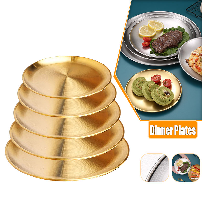 Metal Round Plate Camping Dish - Food Snacks For Camping recension och pris