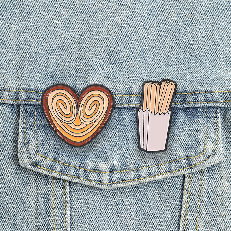 Mexican Churro Palmier Enamel  - Food Snacks In Spanish recension och pris