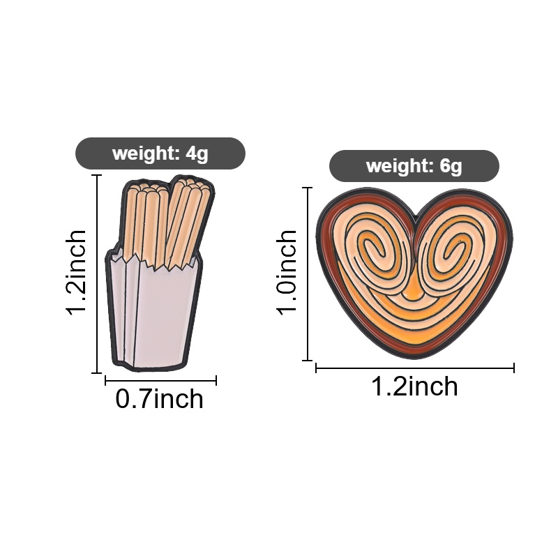 Heart Shaped Spiral Churros Bi - Food Snacks In Spanish recension och pris